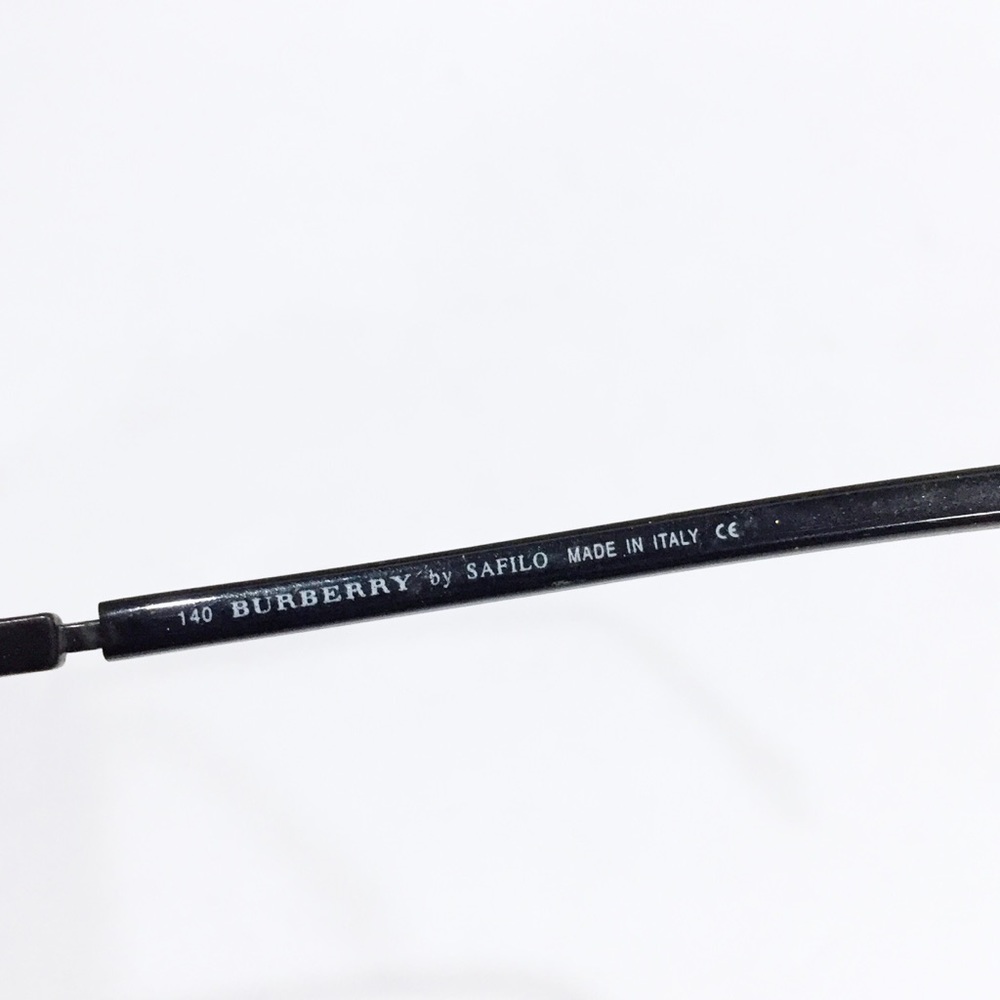 Burberry Safilo half rim optical frames with case - Picture 3 of 7
